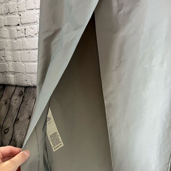 NEW Rick Owens silver metallic strapless floor length maxi gown size 8 - Picture 4 of 15